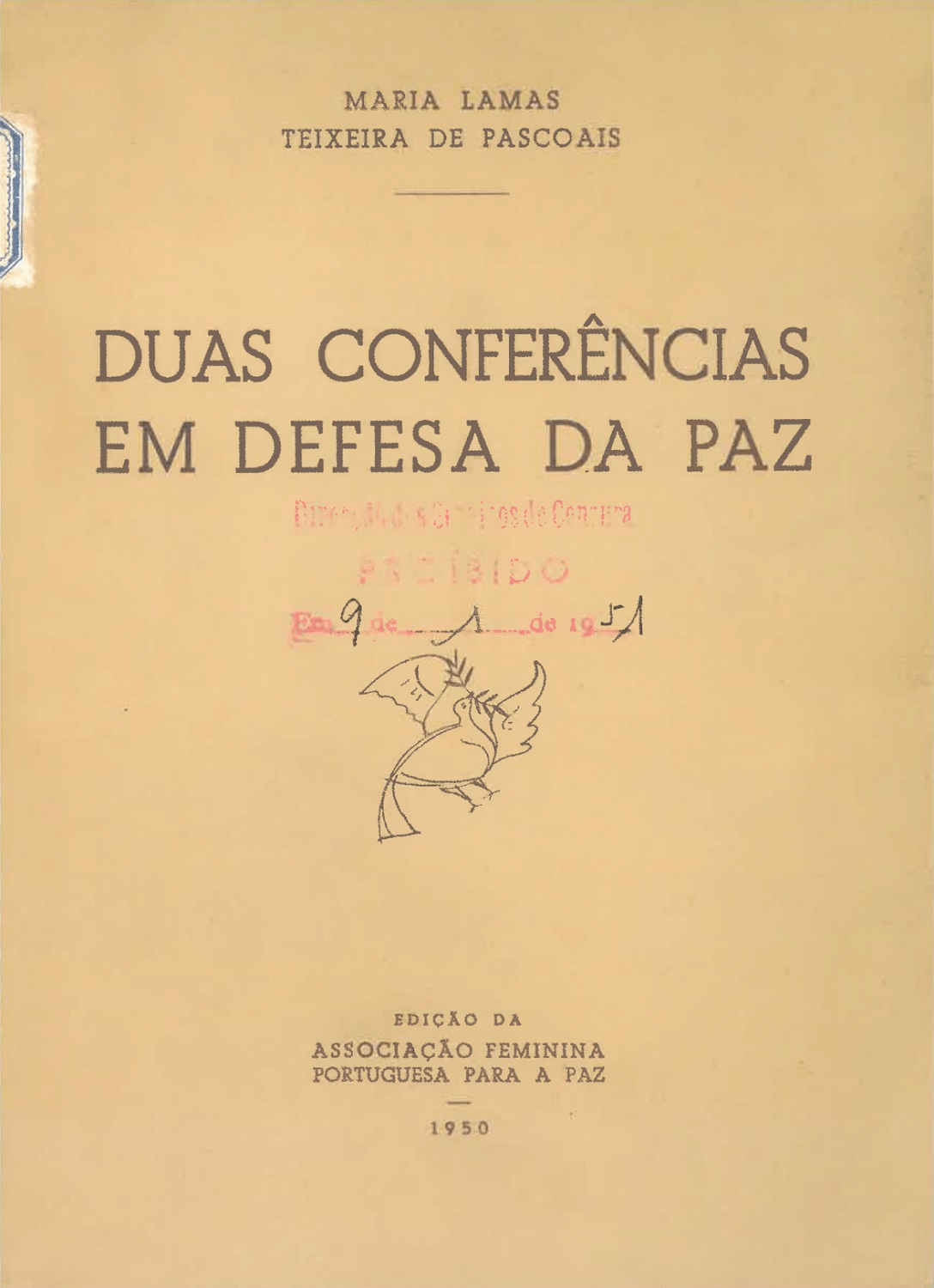 Lamas, Maria - Duas conferencias em defesa da Paz - capa.jpg